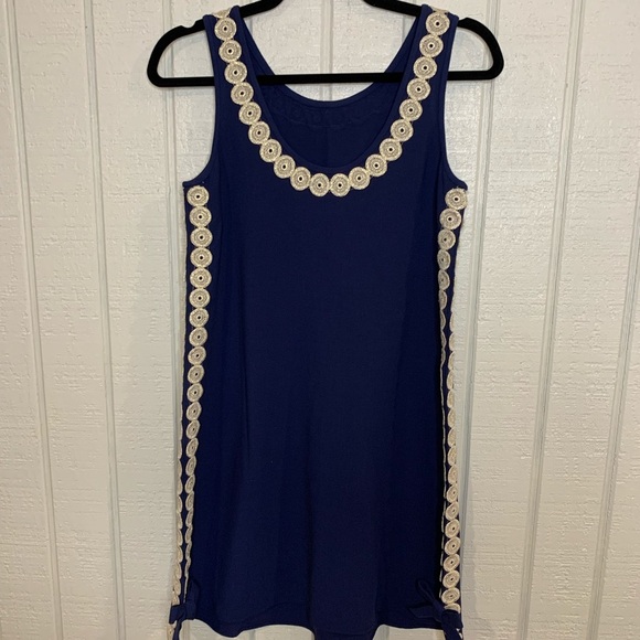 Lilly Pulitzer Stella Shift dress in true navy, size 00. New with tags. - Picture 5 of 6